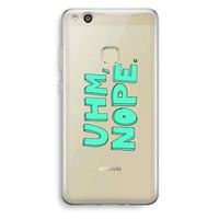 UHM, NOPE.: Huawei Ascend P10 Lite Transparant Hoesje