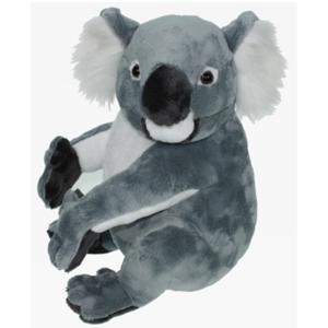 Pluche knuffel koala beer - grijs - 33 cm - Dieren knuffels voor kinderen