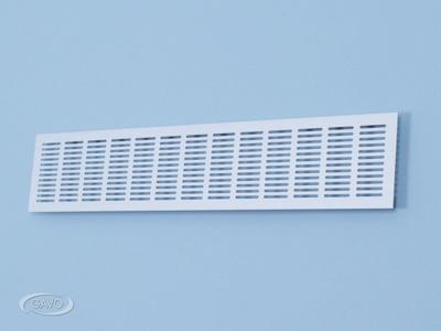 Ventilatiestrip aluminium extrusie 100 mm wit