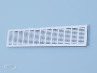 Ventilatiestrip aluminium extrusie 100 mm bruin RAL 8022