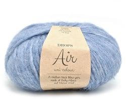 Drops Air Uni Colour 016 Blauw