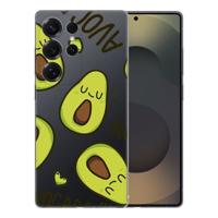 TPU Hoesje Samsung Galaxy S25 Ultra - Avocado Singing Backcover TPU Hoesje Samsung Galaxy S25 Ultra - Avocado Singing Backcover