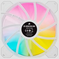 Corsair Casefan iCUE SP140 RGB Elite Performance White (Single Pack), 140mm - thumbnail