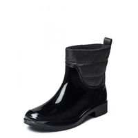 Gevavi Boots Liss Gevoerde PVC Dameslaars - Zwart