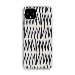 Marrakech Zigzag: Pixel 4 Transparant Hoesje