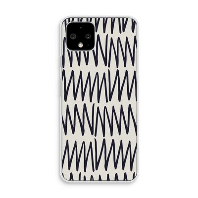 Marrakech Zigzag: Pixel 4 Transparant Hoesje