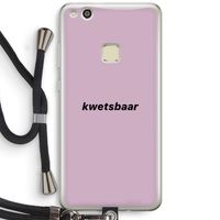 kwetsbaar: Huawei Ascend P10 Lite Transparant Hoesje met koord kwetsbaar: Huawei Ascend P10 Lite Transparant Hoesje met koord