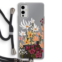 Painted wildflowers: OnePlus 9 Transparant Hoesje met koord