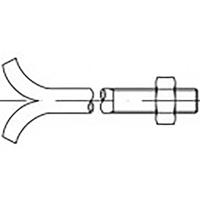 TOOLCRAFT TO-6855321 Fundatie einden M24 180 mm DIN 529 Staal Verzinkt 5 stuk(s)