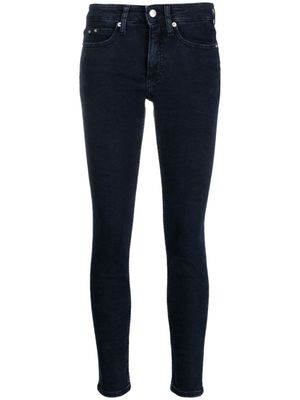 Calvin Klein Jeans jean skinny à taille mi-haute - Bleu