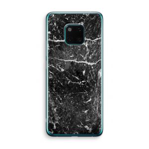 Zwart marmer: Huawei Mate 20 Pro Transparant Hoesje