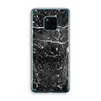 Zwart marmer: Huawei Mate 20 Pro Transparant Hoesje