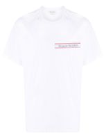 Alexander McQueen t-shirt à patch logo - Blanc