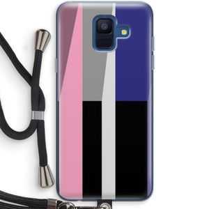 Gestalte 4: Samsung Galaxy A6 (2018) Transparant Hoesje met koord