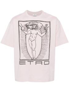 ETRO t-shirt à imprimé graphique - Rose