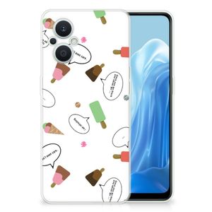 OPPO Reno8 Lite Siliconen Case IJsjes