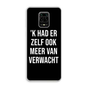 Meer verwacht - Zwart: Xiaomi Redmi Note 10 Lite Transparant Hoesje