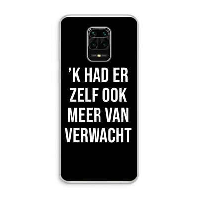 Meer verwacht - Zwart: Xiaomi Redmi Note 10 Lite Transparant Hoesje