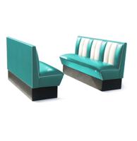 Classic Retro Diner Bank Bel Air HW150 Turquoise Classic Retro Diner Bank Bel Air HW150 Turquoise