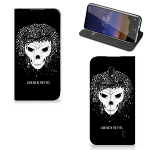 Mobiel BookCase Nokia 2.2 Skull Hair