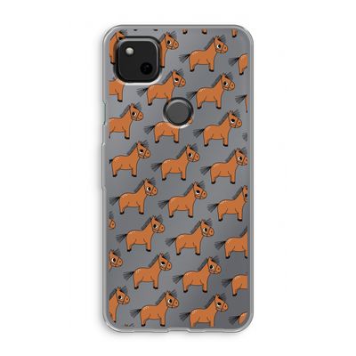 Pony: Google Pixel 4a Transparant Hoesje