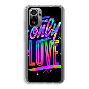 Only Love: Xiaomi Redmi Note 10S Transparant Hoesje