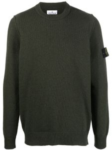 Stone Island sweat à patch Compass - Vert