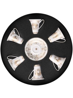 Versace soucoupe et tasse Medusa Gala (lot de six) - Or