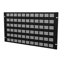 Caymon BSV06 19 inch inbouw flightcase ventilatiepaneel 6 HE - thumbnail