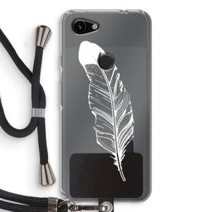 Pluim: Pixel 3a Transparant Hoesje met koord