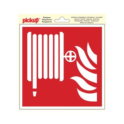 Sticker Brandslang - 200x200 mm.