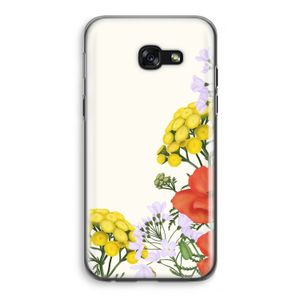Wilde bloemen: Samsung Galaxy A5 (2017) Transparant Hoesje