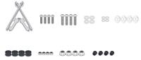 GIVI Bevestigingskit windscherm, moto en scooter, D5142KIT GIVI Bevestigingskit windscherm, moto en scooter, D5142KIT