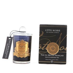 Geurkaars French Morning Tea 75gr goud - Cote Noire