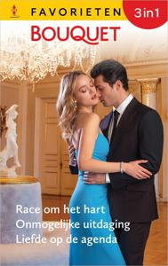 Race om het hart / Onmogelijke uitdaging / Liefde op de agenda - Chantelle Shaw, Emma Darcy, Carole Mortimer - ebook