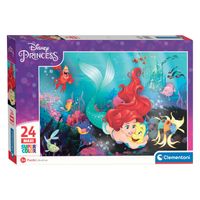 Clementoni Maxi Legpuzzel Little Mermaid, 24st. - thumbnail