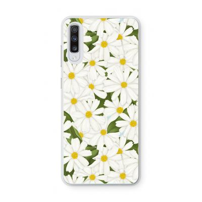 Summer Daisies: Samsung Galaxy A70 Transparant Hoesje