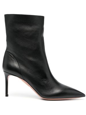 Aquazzura bottines Matignon 75 mm - Noir