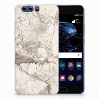 Huawei P10 Plus | TPU | Siliconen hoesje | Marmer Beige