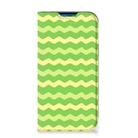 iPhone 14 Pro Hoesje met Magneet Waves Green