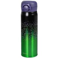 Thermosfles Starlight - RVS - isoleerfles - groen/zwart - 500 ml - Thermoflessen