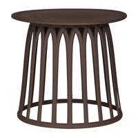 WOOOD Outdoor Bijzettafel 'Boy' 50cm, kleur Paars/Bruin