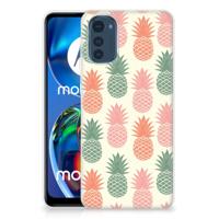 Motorola Moto E32/E32s | Siliconen Case | Ananas