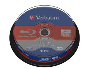 Verbatim 43694 Blu-ray BD-RE disc 25 GB 10 stuk(s) Spindel