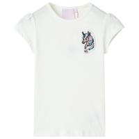 Kindershirt 116 ecru