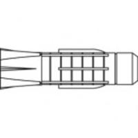 TOOLCRAFT Plug 61 mm TO-5455101 50 stuk(s)