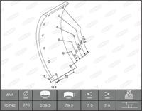 Remvoeringsset, trommelrem BERAL, u.a. für Mercedes-Benz, Iveco