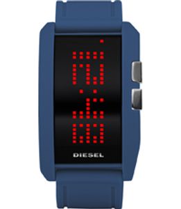 Horlogeband Diesel DZ7166 Silicoon Blauw 24mm