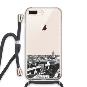 Marrakech Skyline : iPhone 8 Plus Transparant Hoesje met koord