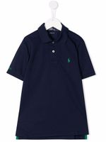 Ralph Lauren Kids polo à logo brodé - Bleu